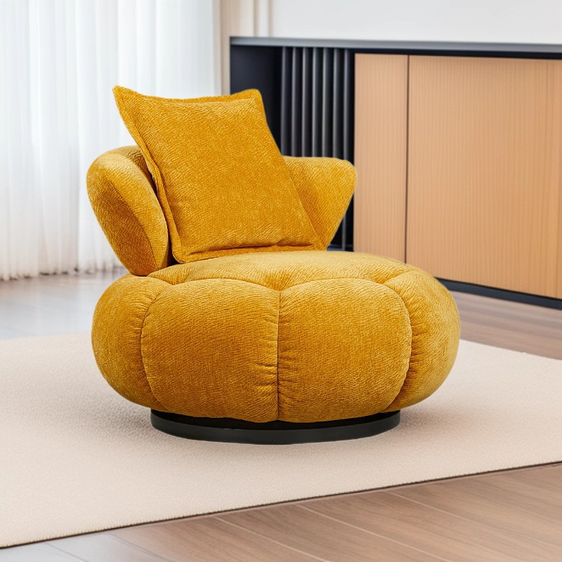 Italian Minimal 360° Swivel Accent Chair
